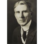 ZANE GREY PHOTOGRAPH SIGNED TO HAROLD LLOYD