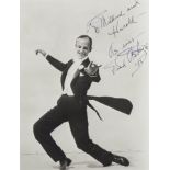 FRED ASTAIRE PHOTOGRAPH SIGNED TO HAROLD LLOYD