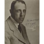 D.W. GRIFFITH PHOTOGRAPH SIGNED TO HAROLD LLOYD