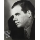 FRANK CAPRA PHOTOGRAPH SIGNED TO HAROLD LLOYD