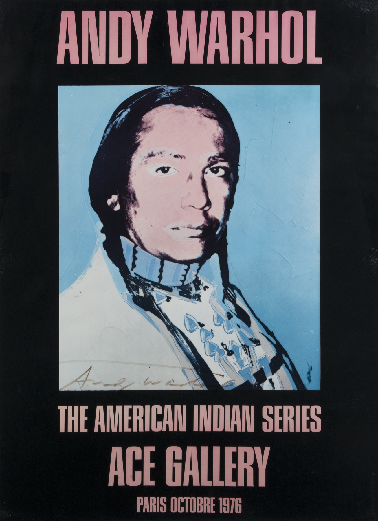 ANDY WARHOL - ACE GALLERY LOS ANGELES, AMERICAN INDIAN SERIES