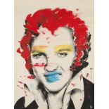 MR. BRAINWASH - aka THIERRY GUETTA - ELVIS - RED HAIR