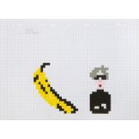 SPACE INVADER - WARHOL AND BANANA