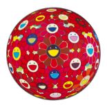 TAKASHI MURAKAMI - ?RED FLOWER BALL (3D)