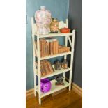 VINTAGE BOOKCASE AND CONTENTS