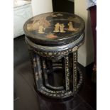 SET OF THREE ASIAN NESTING TABLES