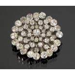 MARILYN MONROE SIMULATED DIAMOND BROOCH