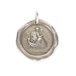 MARILYN MONROE ST. CHRISTOPHER PENDANT