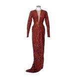 JANE RUSSELL GENTLEMEN PREFER BLONDES EMBELLISHED GOWN