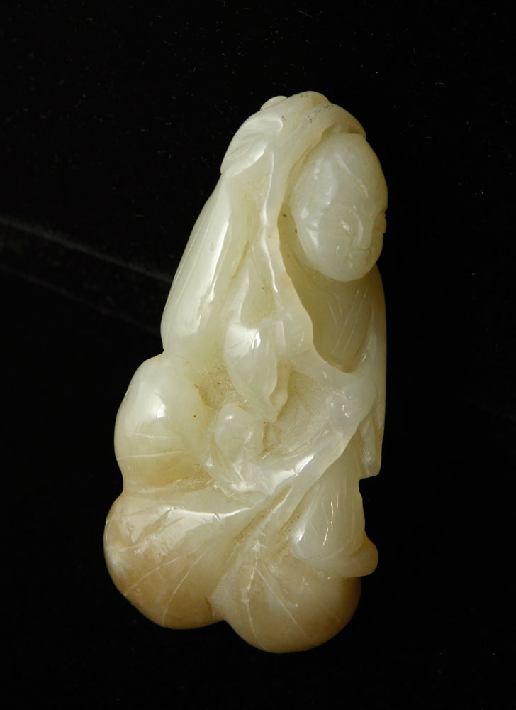 Three Chinese Jade Items - Image 5 of 5