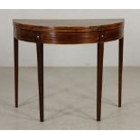 Federal Demilune Card Table