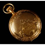 Hampden Railroad Case Pocket Watch