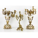 19th to 20th C. French Candelabra Suite