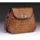 Shaw Vintage Alligator Cube Handbag