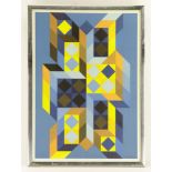 Vasarely, Geometric Print