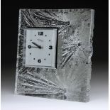 Daum French Crystal Clock