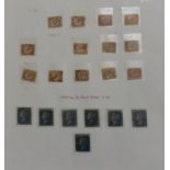 Stamps: GB SG 45 Plates 7 to 15, SG49 Plates 1 & 9 missing from set