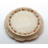 POPPYLAND WARE HAM STAND OF SHAPED CIRCULAR FORM, BEARING RETAILERS MARK ROUNCE & WORTLEY CROMER,