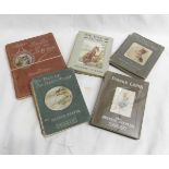 BEATRIX POTTER: 5 titles: THE PIE AND THE PATTY-PAN, L, Frederick Warne 1905 1st edn, 10 col'd