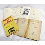 DAPHNE DU MAURIER: MARY ANNE, L, 1954 1st edn, orig cl gt d/w + VIRGINIA WOOLF: 2 titles: A ROOM
