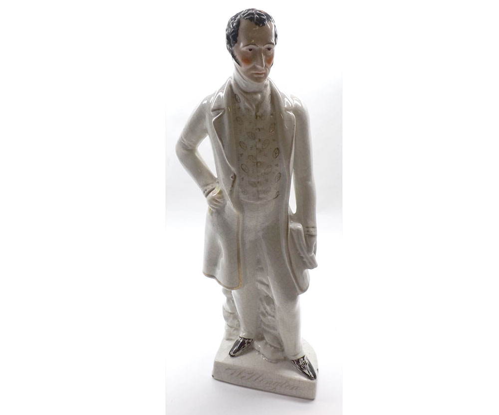 Large 19th century Staffordshire Figure, Wellington, 17" high