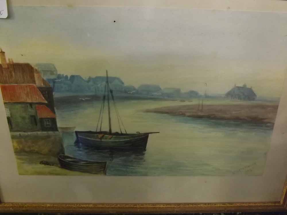 MONOGRAMMED AND DATED 1912 WATERCOLOUR, INSCRIBED Wells, TOGETHER WITH BRIAN SOWERBY, SIGNED - Bild 3 aus 4