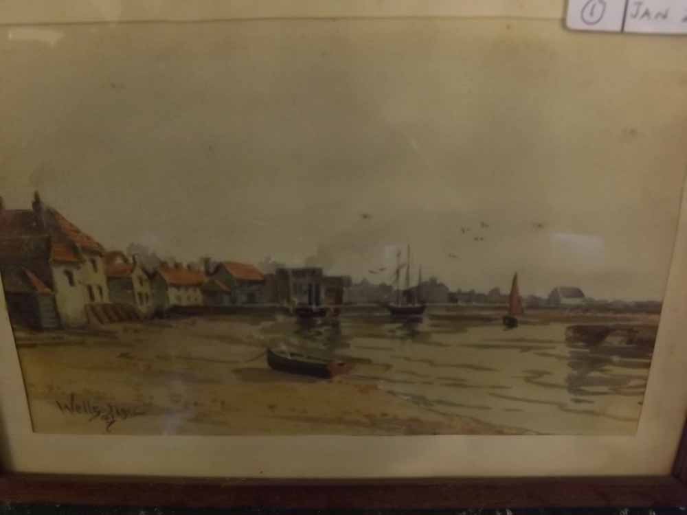 MONOGRAMMED AND DATED 1912 WATERCOLOUR, INSCRIBED Wells, TOGETHER WITH BRIAN SOWERBY, SIGNED - Bild 4 aus 4