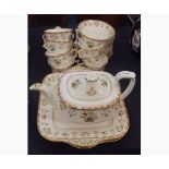 Quantity of Wedgwood Williamsburg The Anchor tea wares, design number 4499, comprising tea pot,