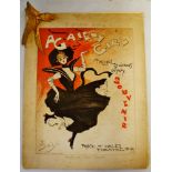 A GAIETY GIRL, Prince of Wales Theatre Souvenir, 1894, approx 11 coloured illustrations, original