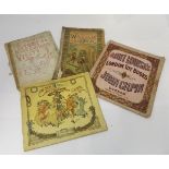 COVER TITLE: COME LASSES AND LADS - R CALDICOTT'S PICTURE BOOKS, circa 1900, 6 colour plates as