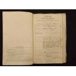 MORLEY COLLIERY ACCIDENT BOOK, printed official accident book by West Yorkshire Printing Co