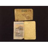 Manuscript Diary of a Journey at Sea Aboard HMS Troop Ship Jumna, from England to India 19th