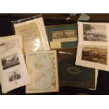 Folder: miscellaneous collection of ephemera, photographs, prints, atlases, maps etc