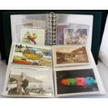 Modern Album and quantity loose: assorted modern picture postcards (2)