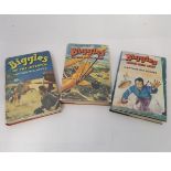 W E JOHNS, 3 TITLES: BIGGLES MAKES ENDS MEET; BIGGLES ON THE HOME FRONT; BIGGLES OF THE INTERPOL,
