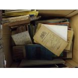 One Box: good quantity vintage folding maps circa Edwardian and later, including Ordnance Survey and