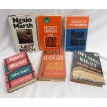 NGAIO MARSH, 6 TITLES: OPENING NIGHT, 1951, OFF WITH HIS HEAD, 1957, FALSE SCENT, 1960, CLUTCH OF