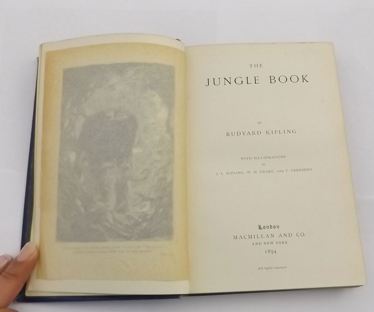 RUDYARD KIPLING, 2 TITLES: THE JUNGLE BOOK; THE SECOND JUNGLE BOOK, London 1894, 1895, 1st editions, - Image 18 of 20