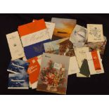 One Box: assorted ephemera, mainly travel including circa mid-20th century Cunard Line ephemera,