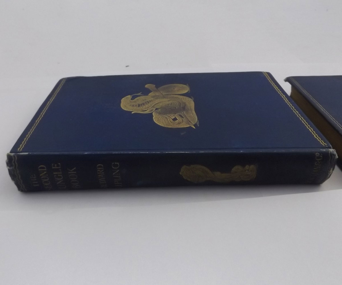 RUDYARD KIPLING, 2 TITLES: THE JUNGLE BOOK; THE SECOND JUNGLE BOOK, London 1894, 1895, 1st editions, - Image 4 of 20