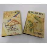 IAN FLEMING, 2 TITLES: ON HER MAJESTY'S SECRET SERVICE, 1963 1st edition, original cloth gilt,