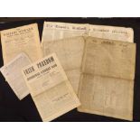 Folder: assorted vintage newspapers in mixed condition