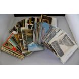 Two Boxes: large collection mainly modern picture postcards