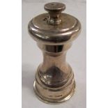 George VI silver Pepper Mill of typical form, hallmarked Sheffield 1951, 3.75" high