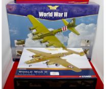 Mixed Lot: Corgi model planes to include large Boeing flying fortress, B25B Mitchell Tokyo Raider