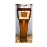 1930s oak cased Westminster chime grandmother clock