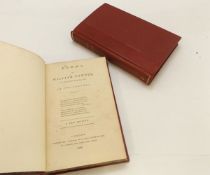 WILLIAM COWPER: POEMS, L, J Johnson 1806, new edition, 2 volumes, rebound quarter crimson morocco