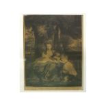 AFTER SIR JOSHUA REYNOLDS, BLACK AND WHITE MEZZOTINT, The Right Honourable Lady Betty Delme, IN