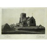 HENRY JAMES STARLING SIGNED IN PENCIL TO MARGIN, GROUP OF THREE BLACK AND WHITE ETCHINGS TITLED