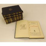 SIR JAMES MATHEW BARRIE: THE WORKS - THE PLAYS, 1927-38, 7 assorted volumes, uniform limp leather